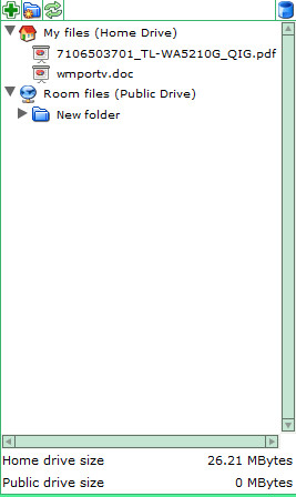 File Sharing and Presentation on Screen Image